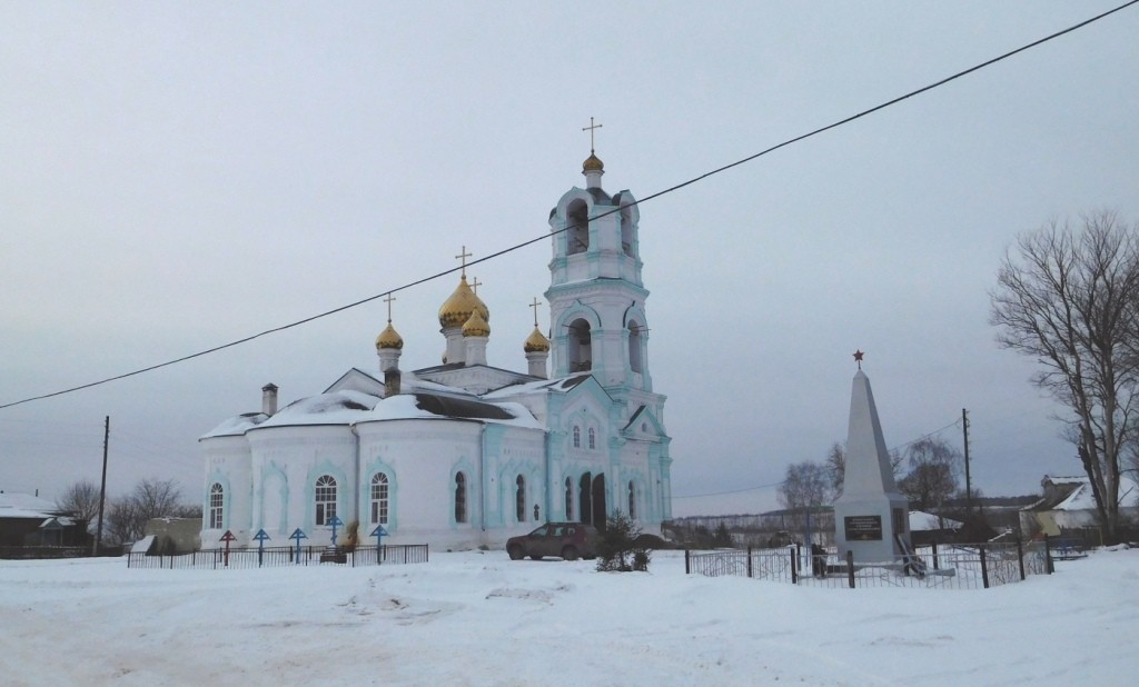 Церковь Троицы Живоначальной, Польцо (Вачский район, Нижегородская область). фасады