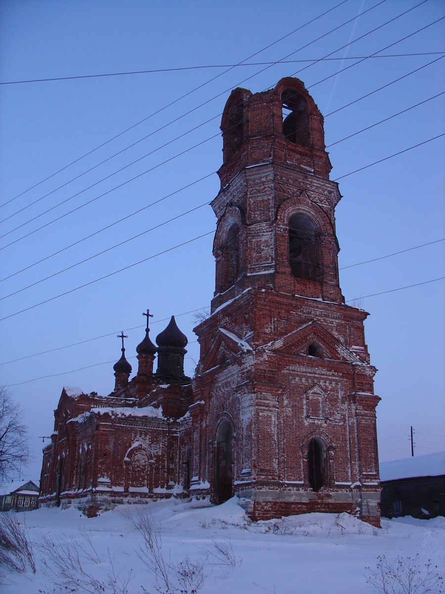 Церковь Троицы Живоначальной, Польцо (Вачский район, Нижегородская область). документальные фотографии