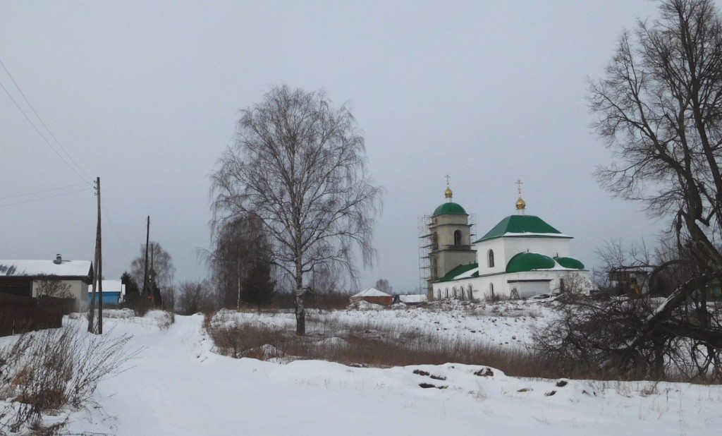 Церковь Казанской иконы Божией Матери, Александрово (Вачский район, Нижегородская область). документальные фотографии