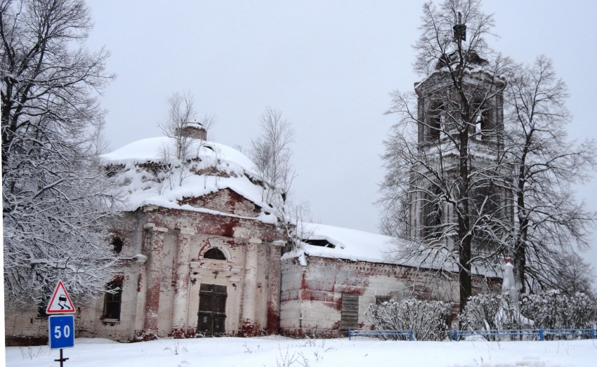 Церковь Николая Чудотворца, Монаково (Навашинский район, Нижегородская область). фасады