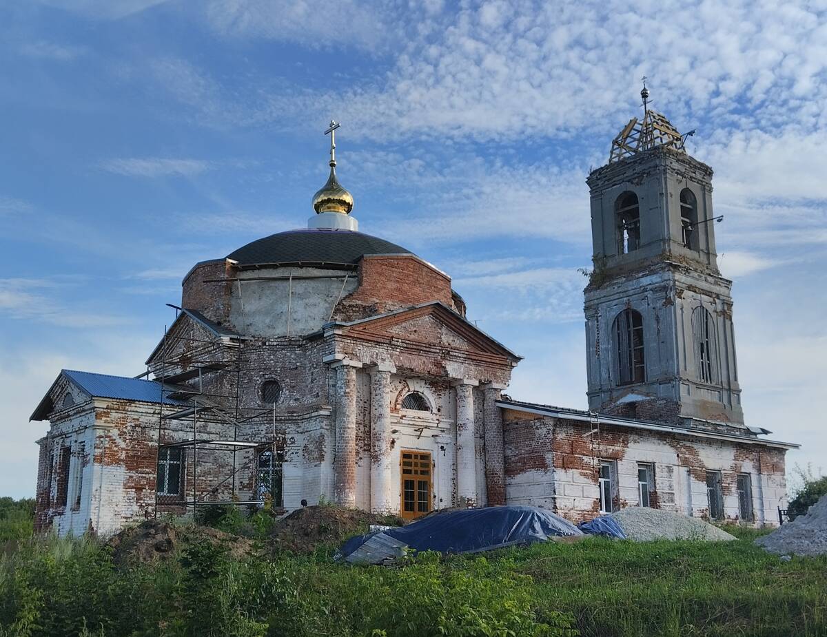 Церковь Николая Чудотворца, Монаково (Навашинский район, Нижегородская область). фасады