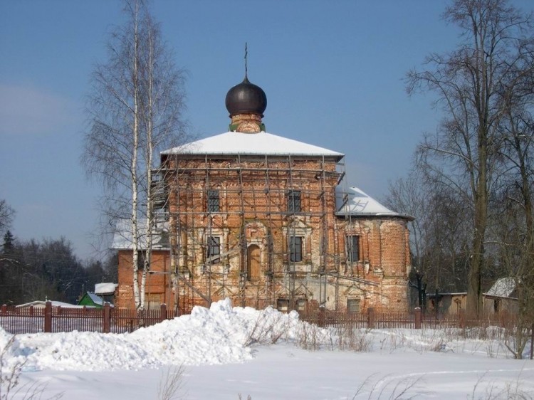 Церковь Казанской иконы Божией Матери, Полевшина (Истринский городской округ и ЗАТО Восход, Московская область). документальные фотографии, вид с юга