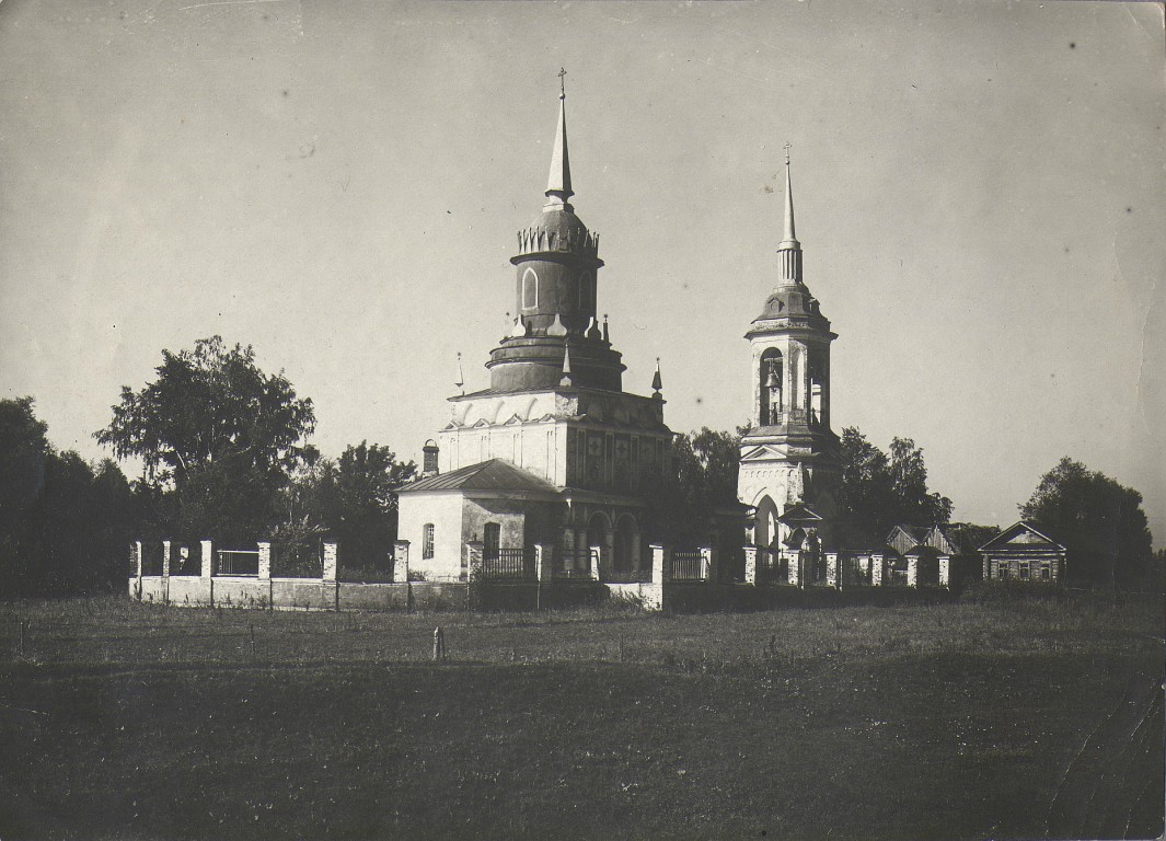 Черкизово. Церковь Николая Чудотворца. архивная фотография, 1926—1936 год. Автор:Е.В.Шервинский.(архив Шервинских) с сайта https://pastvu.com/p/302770