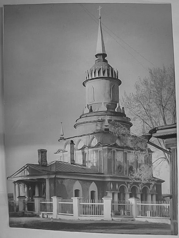 Церковь Николая Чудотворца, Черкизово (Коломенский городской округ, Московская область). архивная фотография, Источник - Госкаталог, Оригинал - музей Щусева, Автор - Каверзнев М.Г
