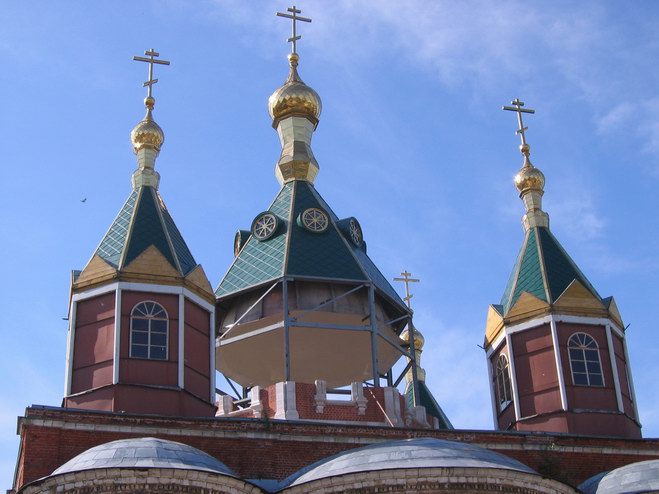 Брусенский Успенский монастырь. Собор Воздвижения Креста Господня, Коломна (Коломенский городской округ, Московская область). архитектурные детали