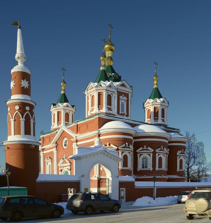 Брусенский Успенский монастырь. Собор Воздвижения Креста Господня, Коломна (Коломенский городской округ, Московская область). фасады