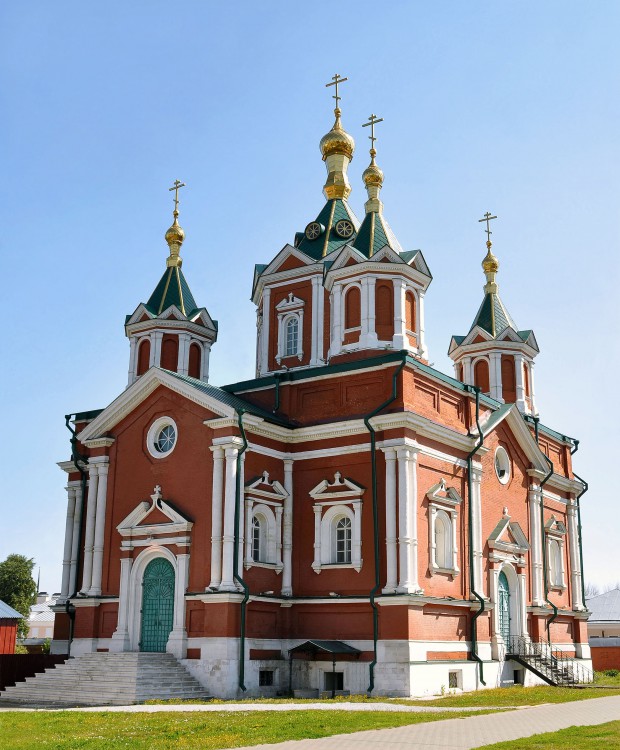 Брусенский Успенский монастырь. Собор Воздвижения Креста Господня, Коломна (Коломенский городской округ, Московская область). фасады