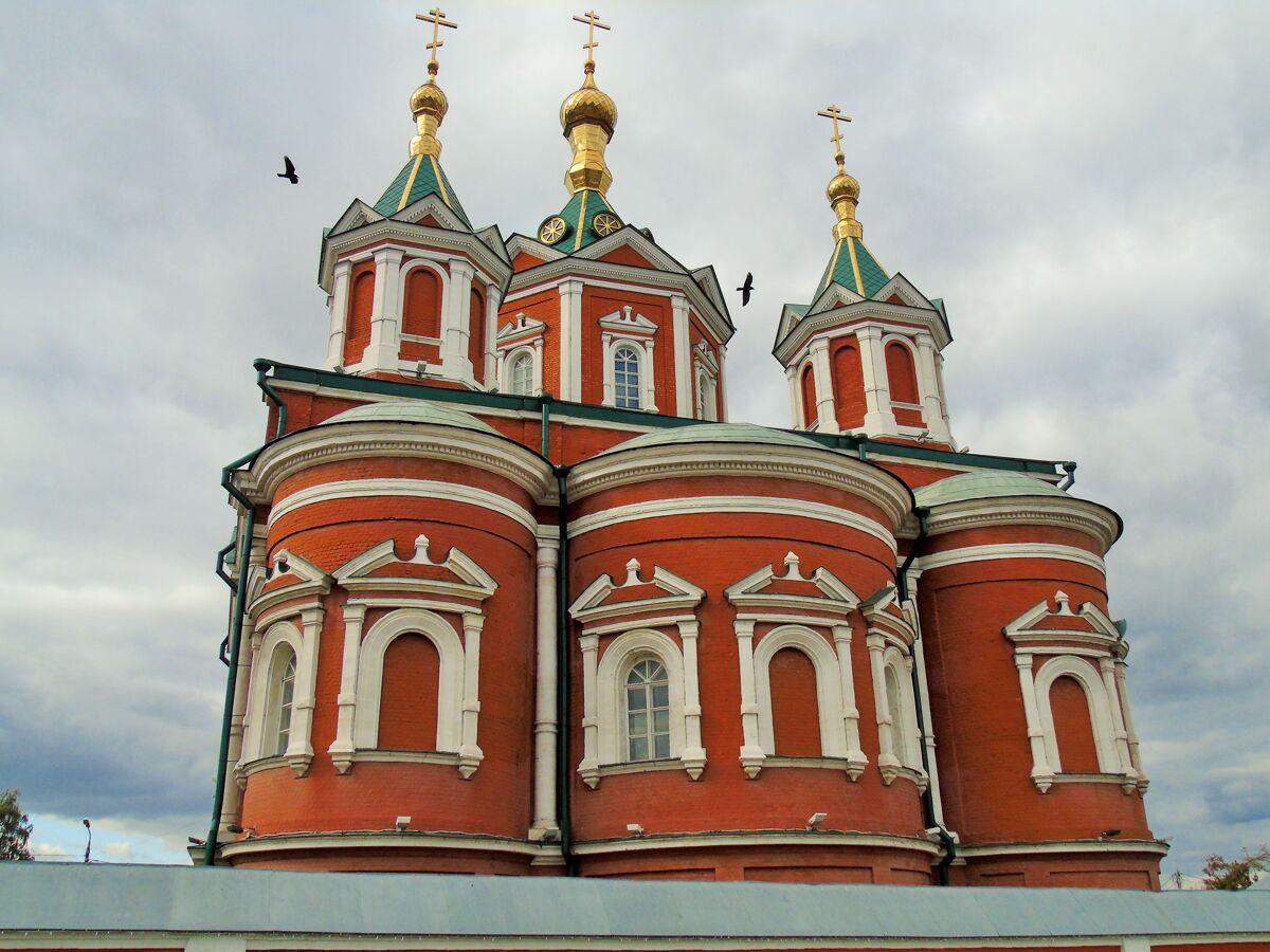 Брусенский Успенский монастырь. Собор Воздвижения Креста Господня, Коломна (Коломенский городской округ, Московская область). фасады
