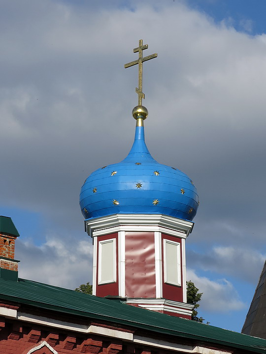 Коломна. Брусенский Успенский монастырь. Церковь Успения Пресвятой Богородицы. архитектурные детали