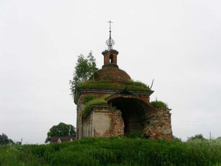 Церковь Николая Чудотворца, Лаптево (Заокский район, Тульская область). фасады, вид с запада