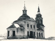 Церковь Николая Чудотворца, еще с колокольней<br>, Лаптево, Заокский район, Тульская область