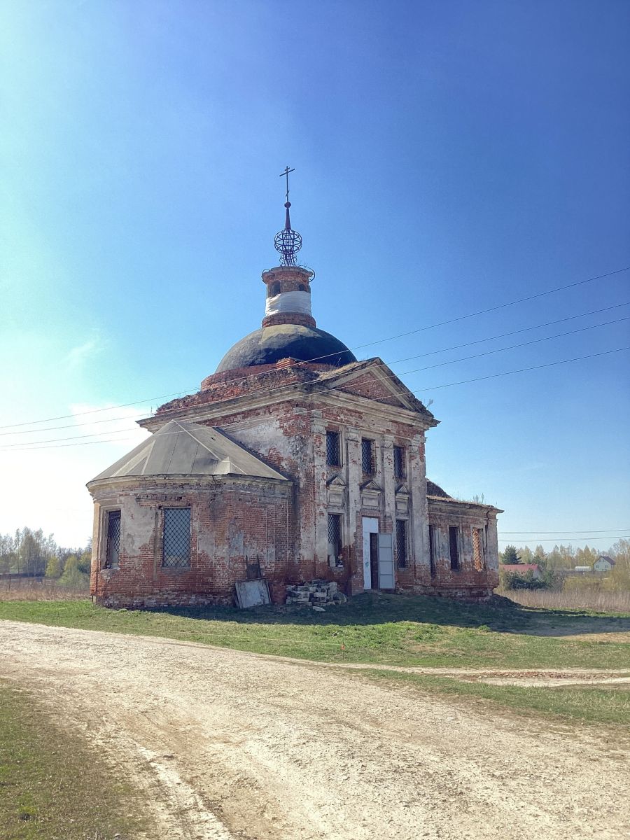 Церковь Николая Чудотворца, Лаптево (Заокский район, Тульская область). фасады
