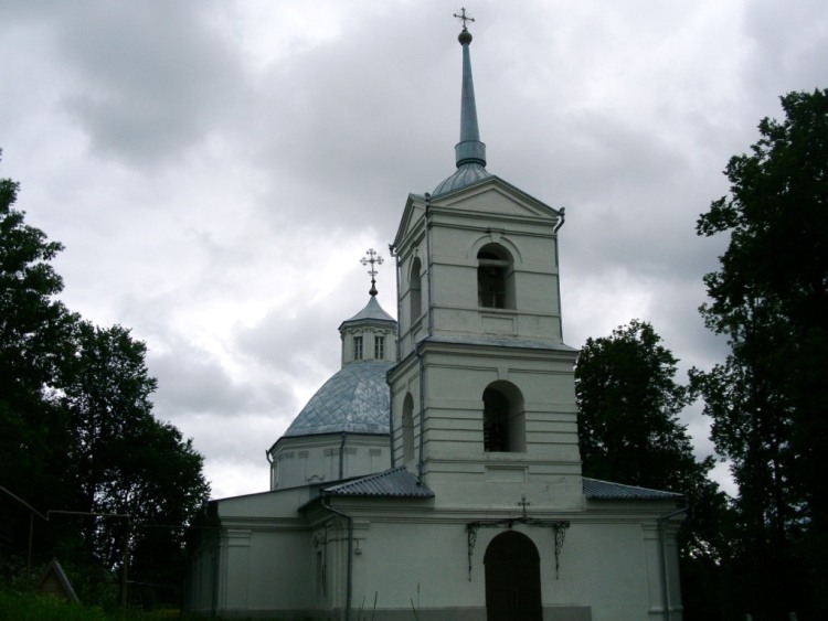 Церковь Рождества Пресвятой Богородицы, Велегож (Заокский район, Тульская область). фасады, вид с северо-запада