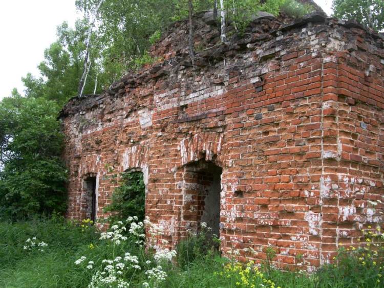 Церковь Успения Пресвятой Богородицы, Вепри (Вепрея) (Заокский район, Тульская область). архитектурные детали, северный фасад трапезной