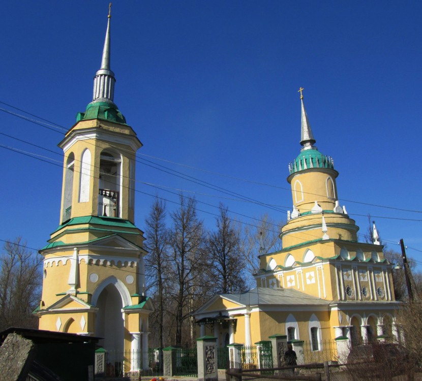 Черкизово. Церковь Николая Чудотворца. фасады, вид с юго-запада