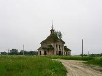 Церковь Николая Чудотворца, вид с северо-востока<br>, Лаптево, Заокский район, Тульская область