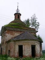 Церковь Николая Чудотворца, вид с востока<br>, Лаптево, Заокский район, Тульская область