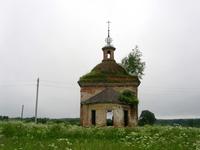 Церковь Николая Чудотворца, вид с востока<br>, Лаптево, Заокский район, Тульская область