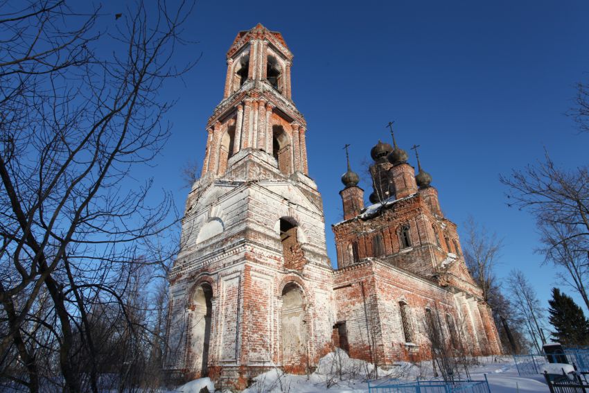 Церковь Рождества Пресвятой Богородицы, Теляково (Тутаевский район, Ярославская область). фасады
