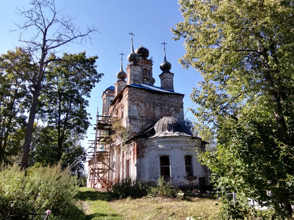 Теляково. Церковь Рождества Пресвятой Богородицы. фасады