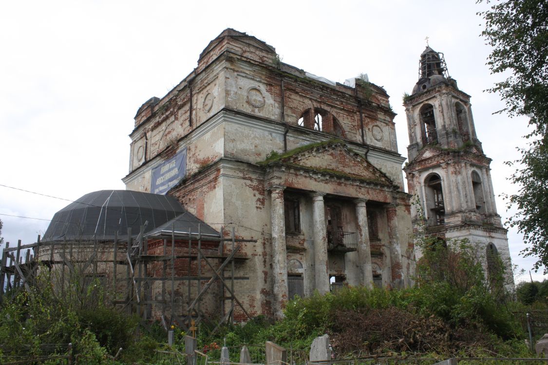 Церковь Николая Чудотворца, Николо-Корма (Рыбинский район, Ярославская область). фасады