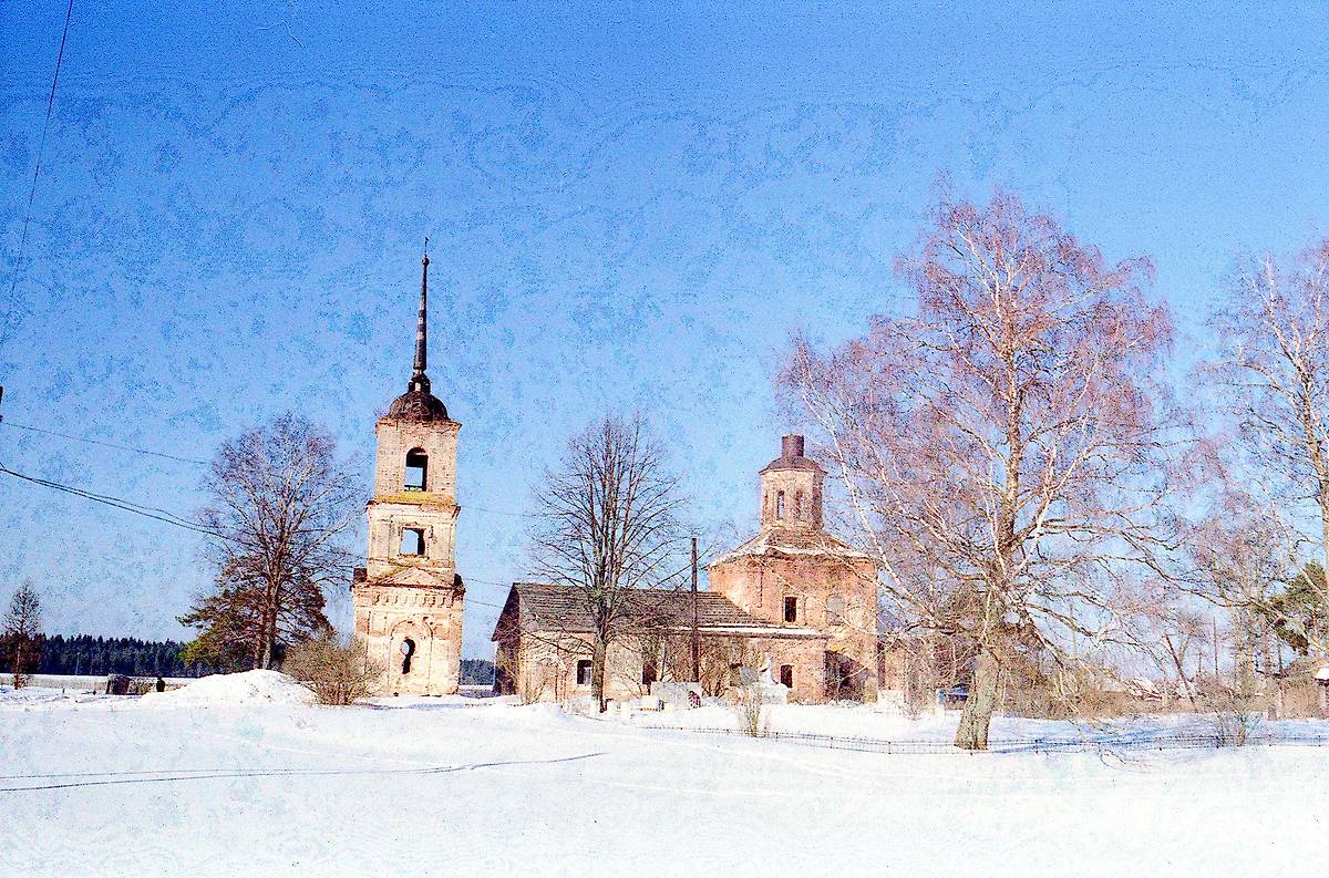 фасады. Церковь Троицы Живоначальной, Луги (Андреапольский район, Тверская область)