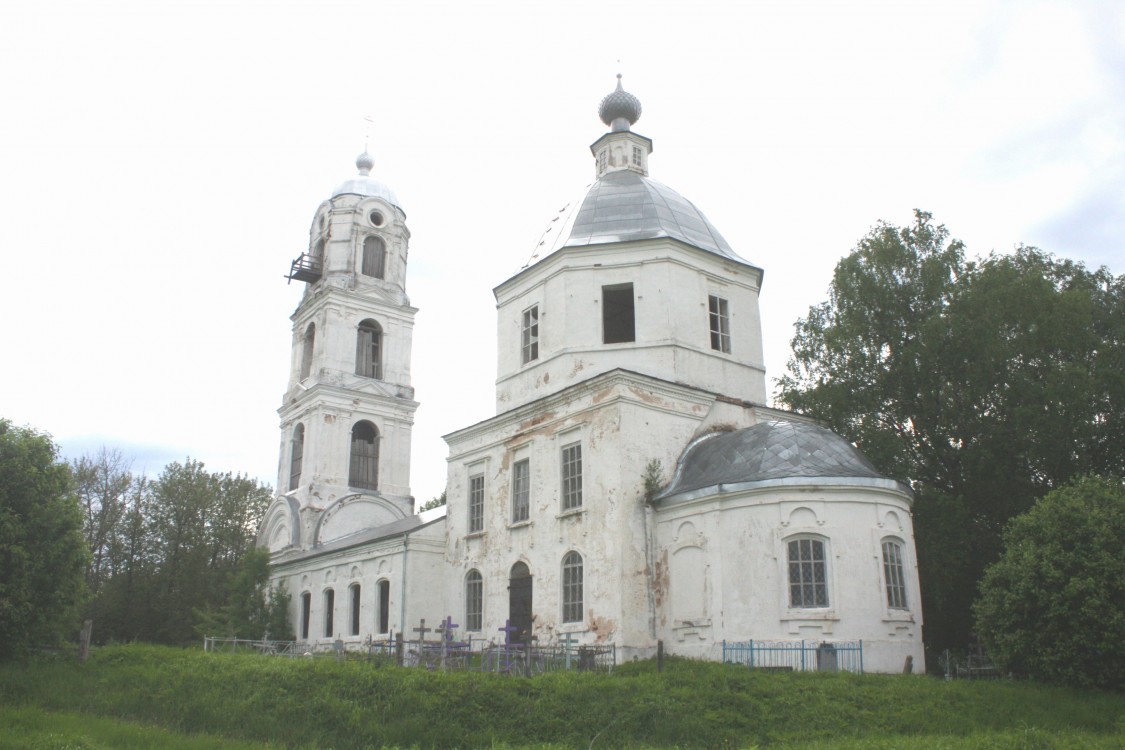 Церковь Покрова Пресвятой Богородицы, Болонино (Краснохолмский район, Тверская область). фасады