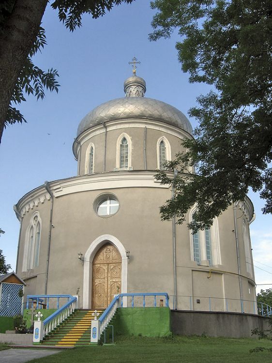 Церковь Иоанна Богослова, Маков (Дунаевецкий район, Украина, Хмельницкая область). общий вид в ландшафте