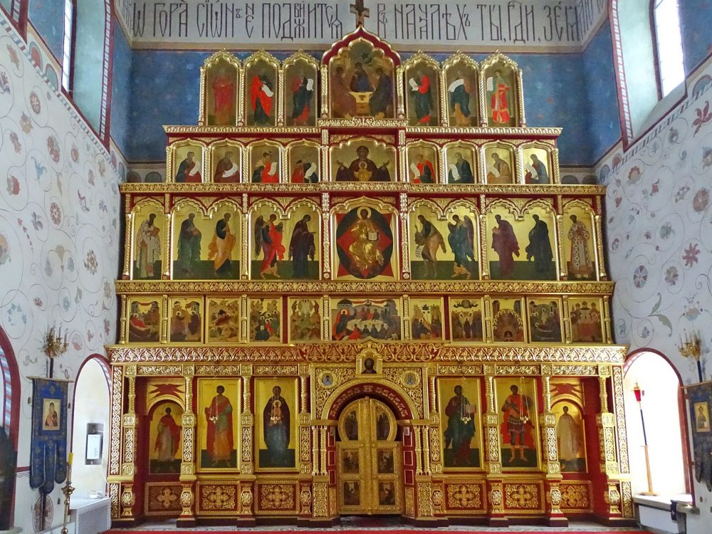 Троицкий Александро-Невский монастырь. Собор Александра Невского, Акатово (Клинский городской округ, Московская область). интерьер и убранство