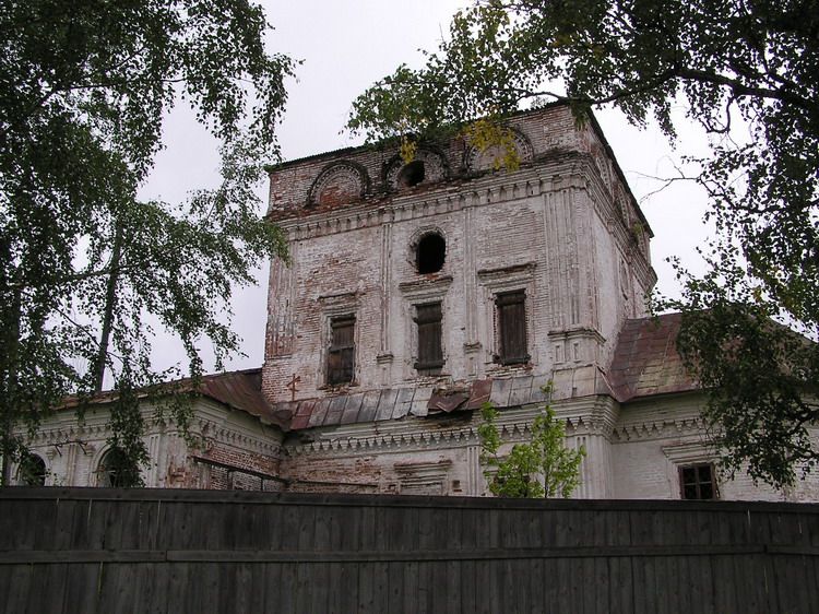 Церковь Преображения Господня, Верховино (Юрьянский район, Кировская область). фасады