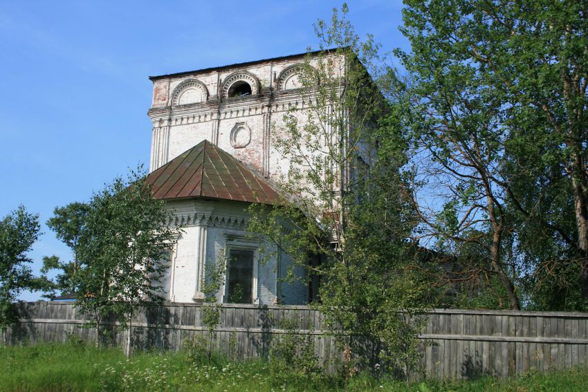 Церковь Преображения Господня, Верховино (Юрьянский район, Кировская область). фасады