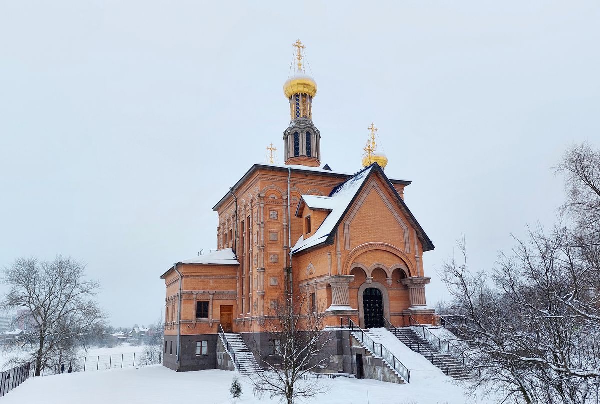 фасады. Церковь Рождества Пресвятой Богородицы в Рыбацком, Невский район (Санкт-Петербург, г. Санкт-Петербург)