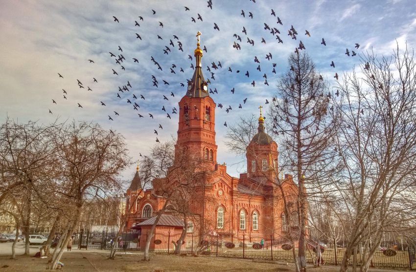 Курган. Кафедральный собор Александра Невского. фасады