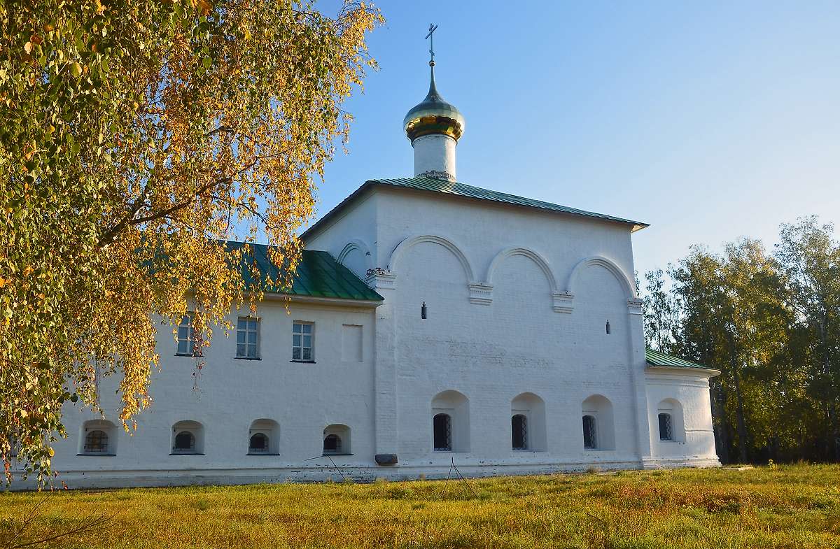 фасады. Успенская Флорищева мужская пустынь. Церковь Зосимы и Савватия, Фролищи (Володарский район, Нижегородская область)