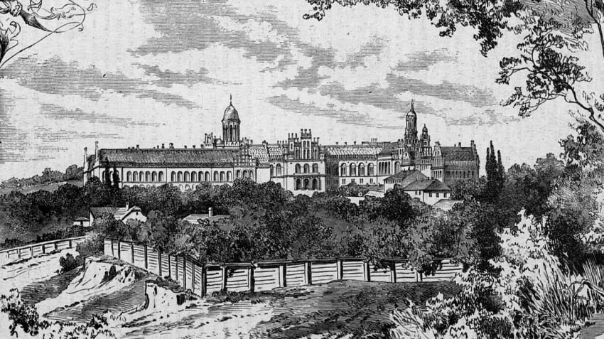 Церковь Трех Святителей, Черновцы (Черновицкий район, Украина, Черновицкая область). графика, Рис. из журнала 