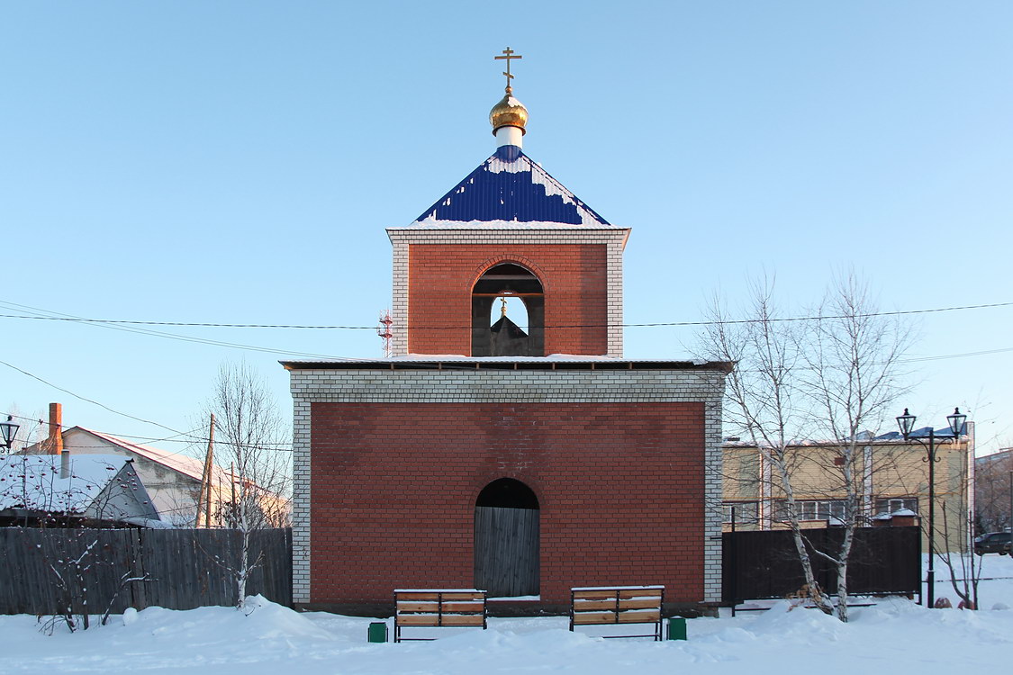 Шумиха. Церковь Успения Пресвятой Богородицы. фасады, Теперь с колокольней (западный фасад)