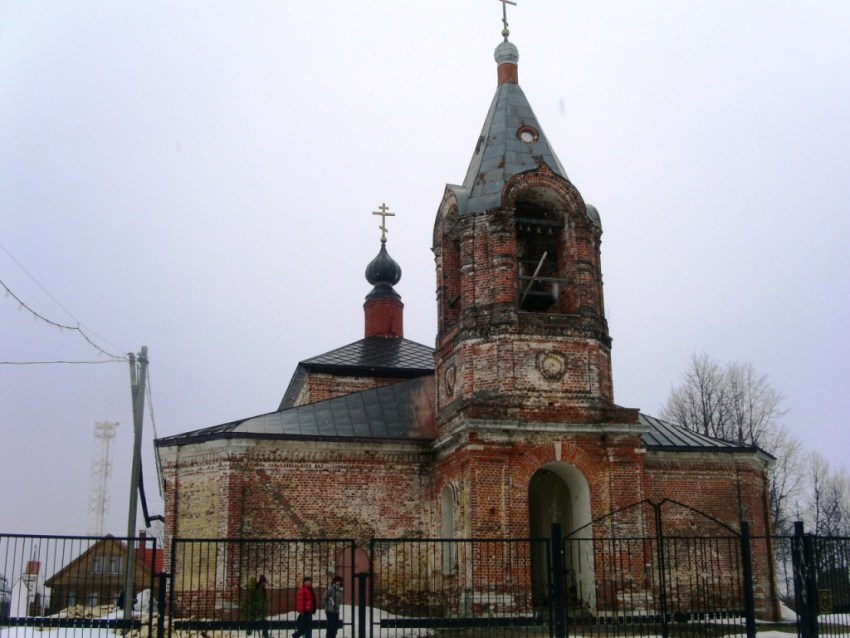 Церковь Иоанна Богослова, Каменки (Волоколамский городской округ, Московская область). фасады, вид с запада