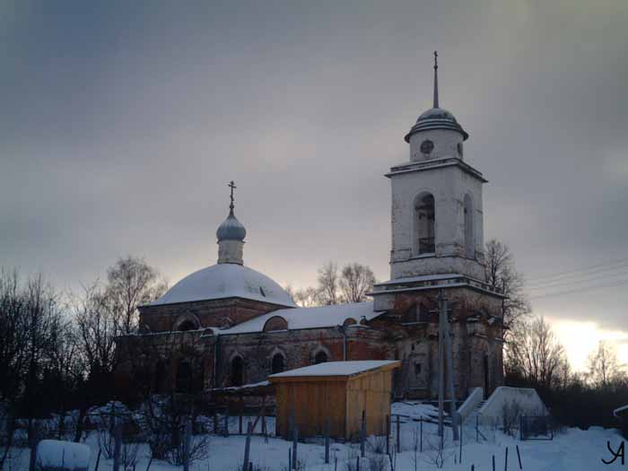 Церковь Николая Чудотворца, Матрёнино (Волоколамский городской округ, Московская область). фасады
