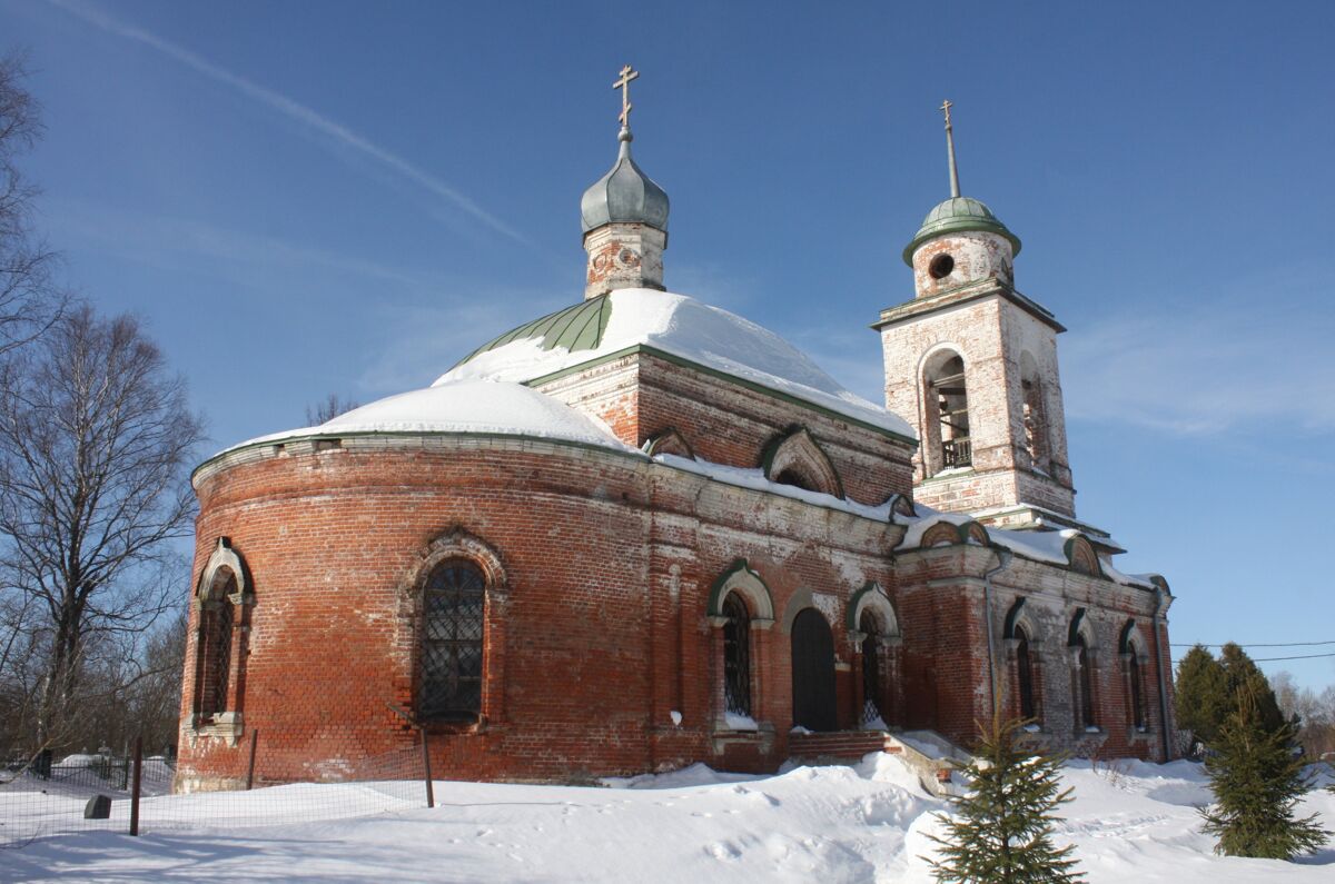 Церковь Николая Чудотворца, Матрёнино (Волоколамский городской округ, Московская область). фасады