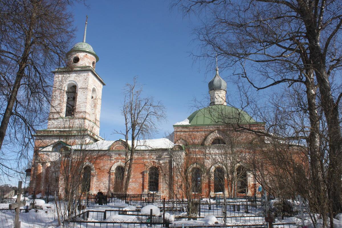 Церковь Николая Чудотворца, Матрёнино (Волоколамский городской округ, Московская область). фасады