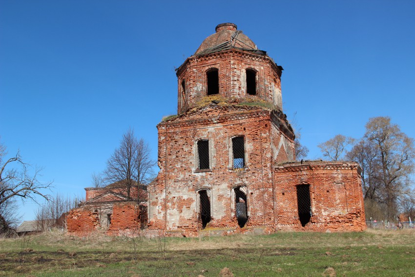 Филимоново (Поречская с/а). Церковь Николая Чудотворца. фасады