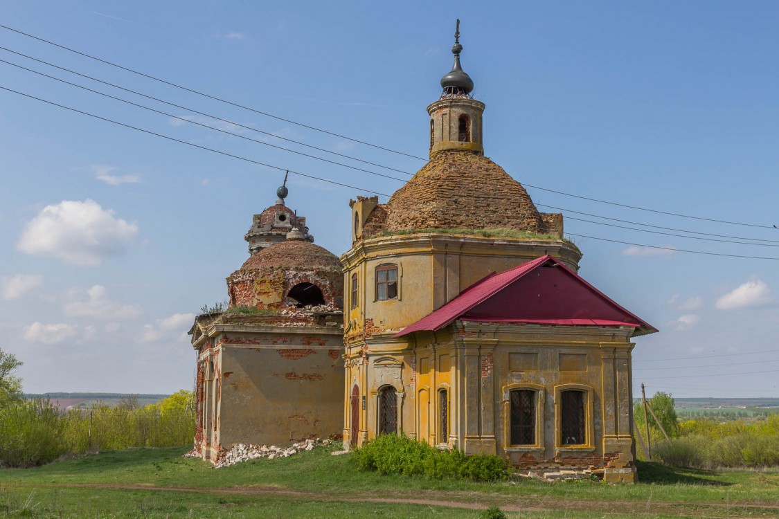 Воейково. Церковь Казанской иконы Божией Матери. фасады, Вид с востока