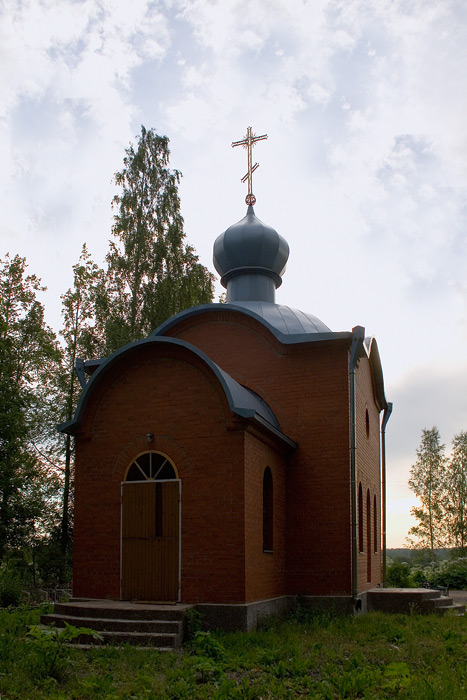Церковь Георгия Победоносца, Пески (Шимский район, Новгородская область). фасады, Западный фасад