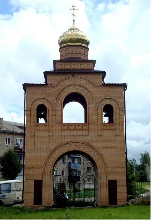Отрадинское. Церковь Казанской иконы Божией Матери. фасады, Колокольня