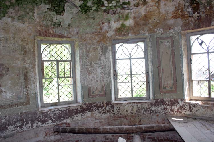 Церковь Георгия Победоносца, Георгиевское (Борисоглебский район, Ярославская область). интерьер и убранство