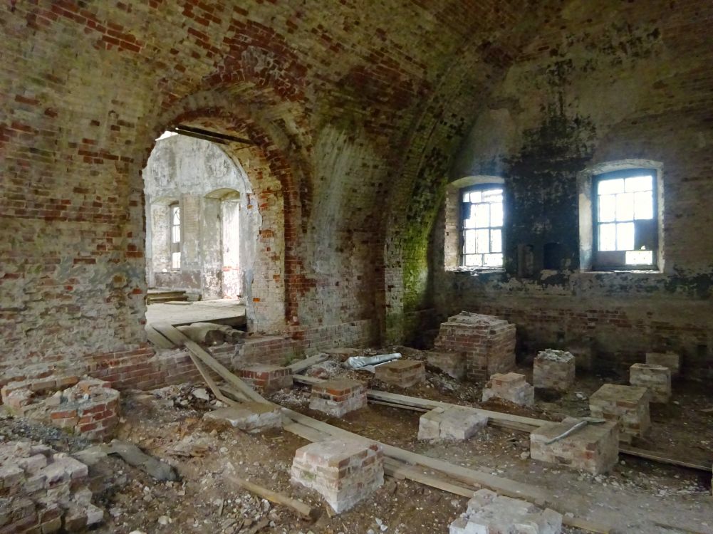 Церковь Георгия Победоносца, Георгиевское (Борисоглебский район, Ярославская область). интерьер и убранство