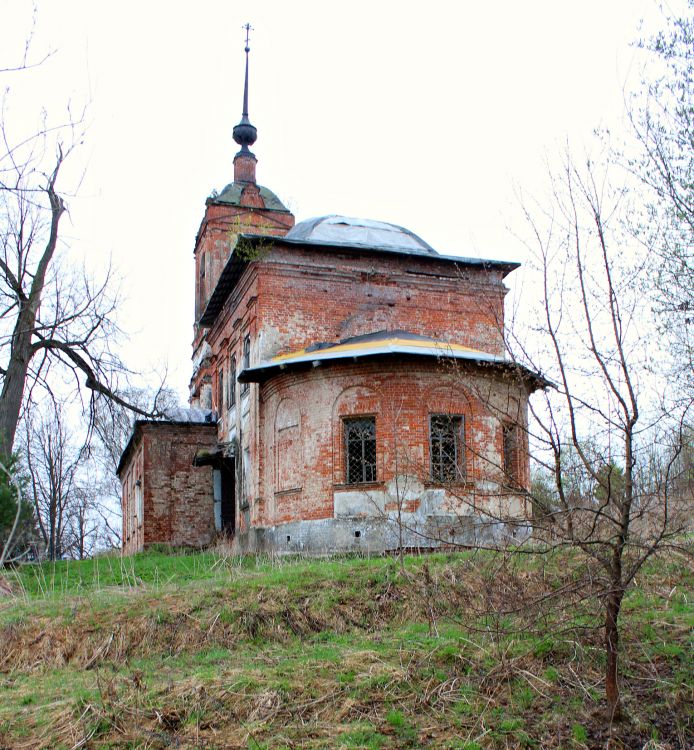 Церковь Георгия Победоносца, Георгиевское (Борисоглебский район, Ярославская область). фасады