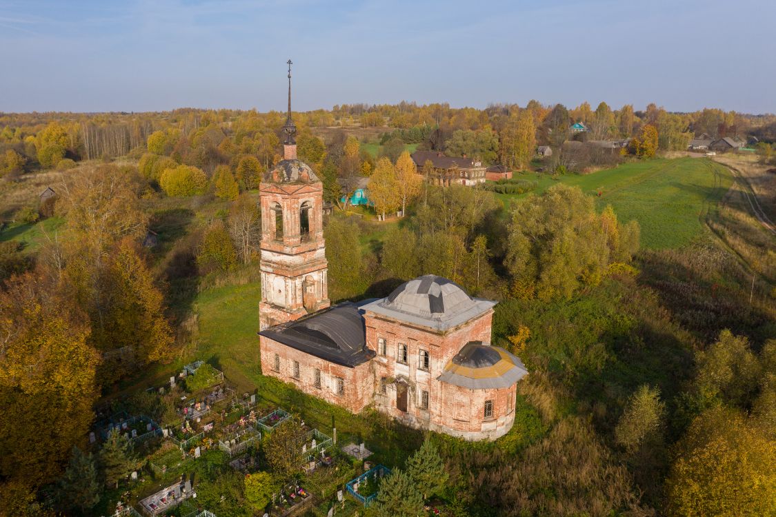 Церковь Георгия Победоносца, Георгиевское (Борисоглебский район, Ярославская область). фасады