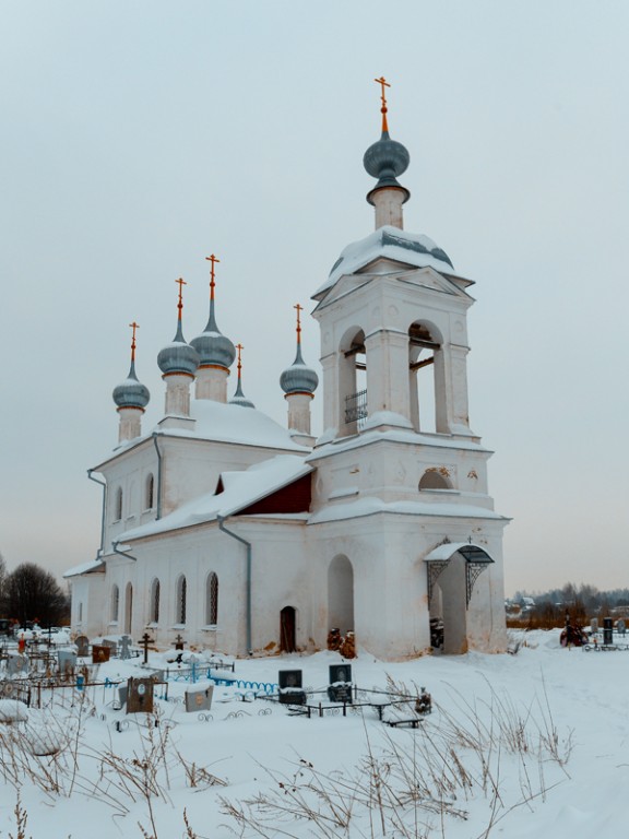 Демьяны. Церковь Воскресения Христова. фасады