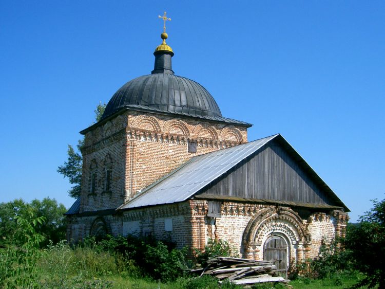 Церковь Димитрия Солунского, Морево (Дмитровский район, Орловская область). фасады, Моревская церковь, западный фасад.